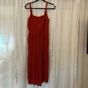 Old Navy Burnt Red Long Sundress